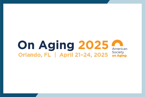 On Aging logo.